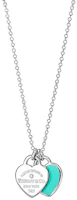 (Women) Tiffany & Co. Return to Tiffany Enamel Blue Heart Sterling Silver Necklace. 69683991 (Women) Tiffany & Co. Return to Tiffany Enamel Blue Heart Sterling Silver Necklace. 69683991