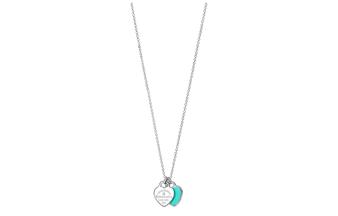 (Women) Tiffany & Co. Return to Tiffany Enamel Blue Heart Sterling Silver Necklace. 69683991 圖 3