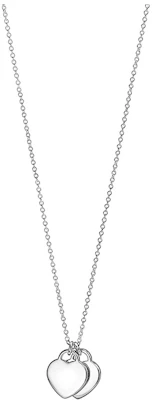 (W) Tiffany & Co. 蒂芙尼經典藍色琺瑯愛心純銀項鍊。 69683991 Shop (W) Tiffany & Co. 蒂芙尼經典藍色琺瑯愛心純銀項鍊。 69683991