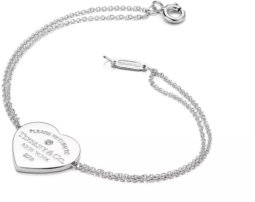 (W) Tiffany & Co. Return to Tiffany 鑽石心形吊墜純銀手鏈 70299518 Lookbook (W) Tiffany & Co. Return to Tiffany 鑽石心形吊墜純銀手鏈 70299518