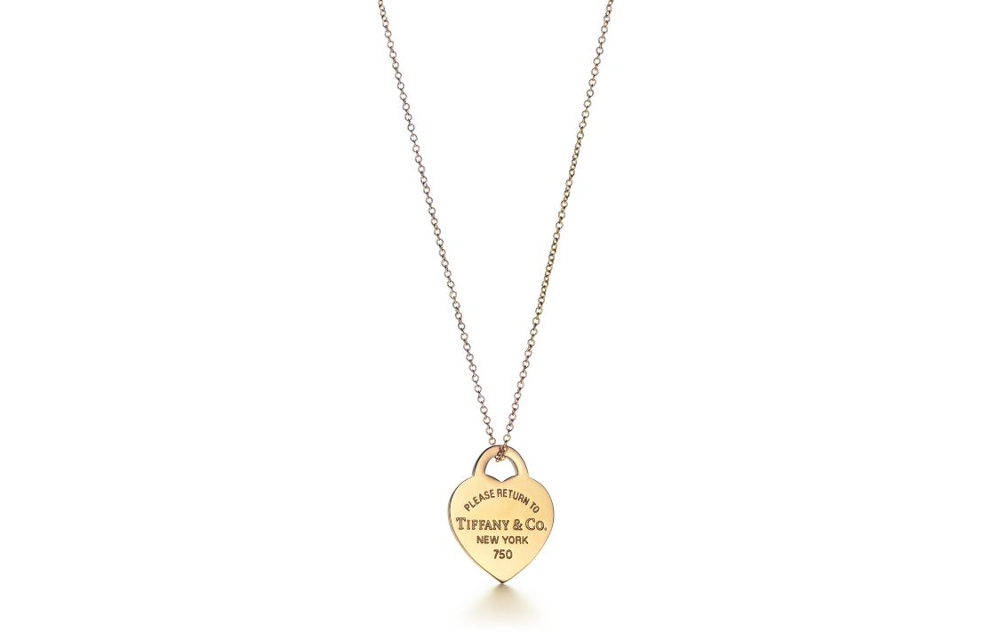 (Women) TIFFANY & CO. Return to Tiffany Heart Pendant 18K Gold Necklace Gold for Women 60011443