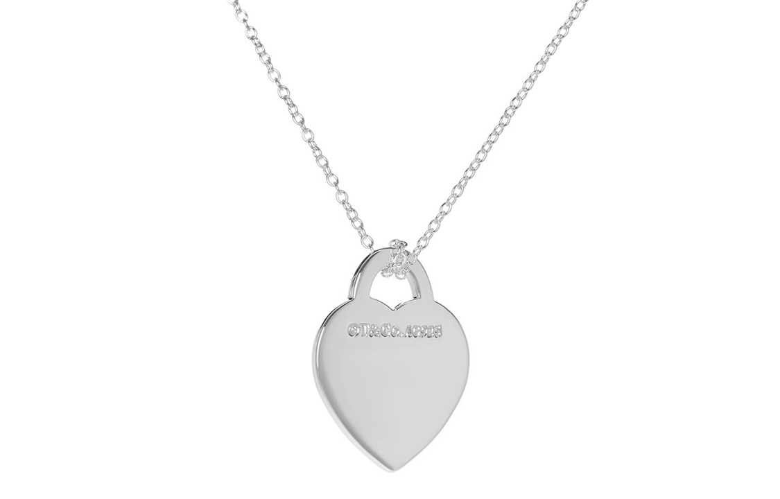 Shop (W) 蒂芙尼Return to Tiffany心形吊坠925纯银女士项链 19611566