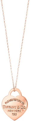 (Women) TIFFANY & CO. Return to Tiffany Heart Tag Small 18K Rose Gold Necklace Women 34790892 Buy (Women) TIFFANY & CO. Return to Tiffany Heart Tag Small 18K Rose Gold Necklace Women 34790892