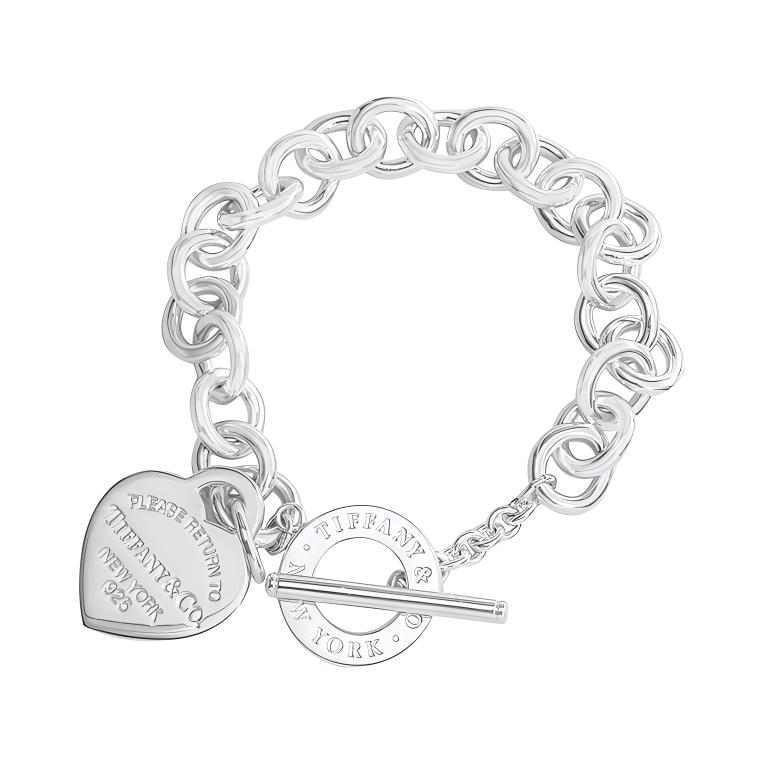 (Women) TIFFANY & CO. Return to Tiffany Heart Tag 925 Silver Bracelet Women Silver. 31406463