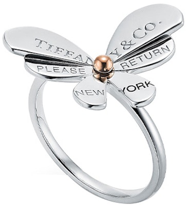 (W) Tiffany & Co. 愛心蟲 925銀 18K玫瑰金戒指 GRP10934 Lookbook (W) Tiffany & Co. 愛心蟲 925銀 18K玫瑰金戒指 GRP10934