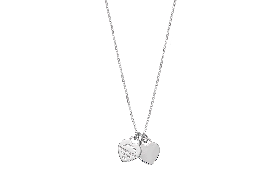 (Women) TIFFANY & CO. Return to Tiffany Mini Double Heart Pendant Necklace Silver 925. 22309307 圖 2