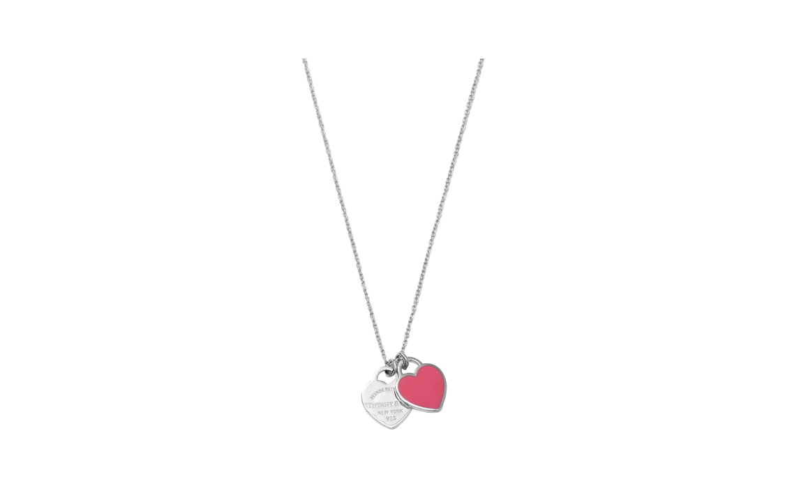 (Women) Tiffany & Co. Return to Tiffany Pink Enamel Heart 925 Silver Necklace for Women. 63520578 圖 5