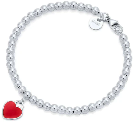 (W) TIFFANY & CO. Gelang Wanita Return to Tiffany Hati Merah Perak 925 Enamel. 61941797 Buy (W) TIFFANY & CO. Gelang Wanita Return to Tiffany Hati Merah Perak 925 Enamel. 61941797