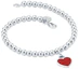 Shop (W) TIFFANY & CO. Gelang Wanita Return to Tiffany Hati Merah Perak 925 Enamel. 61941797