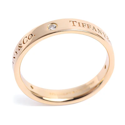 (Women) TIFFANY & CO. Return to Tiffany Ring 18K Rose Gold with Diamond for Women. GRP07649