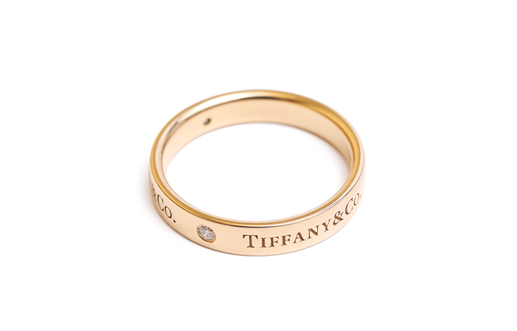 Shop (Women) TIFFANY & CO. Return to Tiffany Ring 18K Rose Gold with Diamond for Women. GRP07649