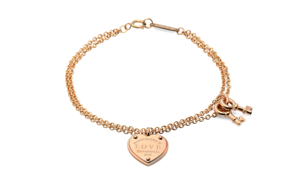 (Women) TIFFANY & CO. Return to Tiffany Rose Gold 18K Bracelet for Women. GRP08937