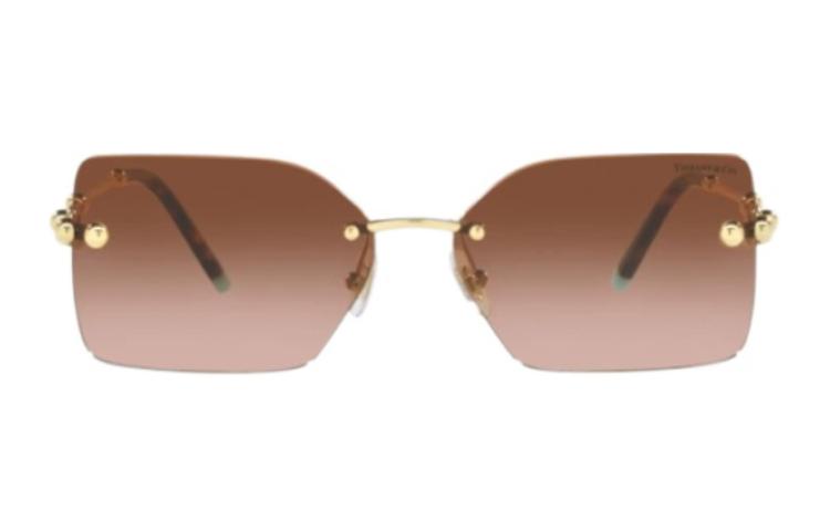 (Women) Tiffany & Co. Rimless Irregular Metal Gold Sunglasses for Women. TF308861773B 圖 4