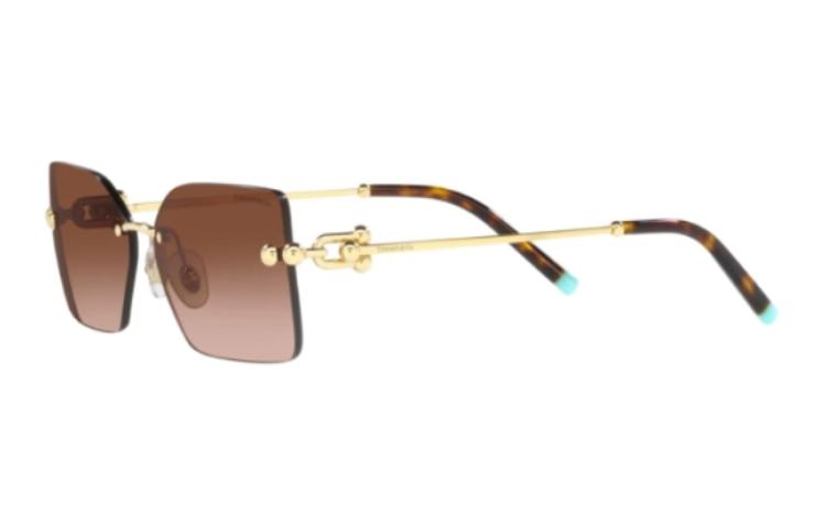(Women) Tiffany & Co. Rimless Irregular Metal Gold Sunglasses for Women. TF308861773B 圖 5
