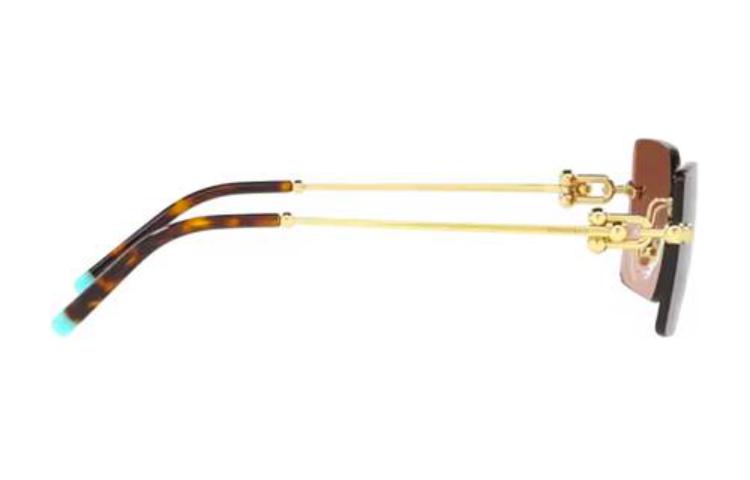 (Women) Tiffany & Co. Rimless Irregular Metal Gold Sunglasses for Women. TF308861773B 圖 6