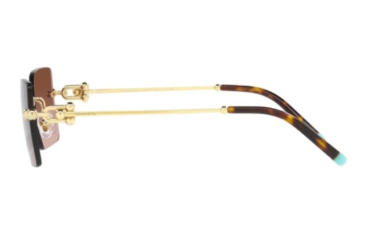 (Women) Tiffany & Co. Rimless Irregular Metal Gold Sunglasses for Women. TF308861773B 圖 9
