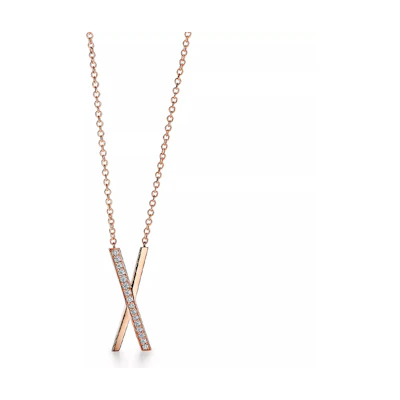 (Women) TIFFANY & CO. Rose Gold Trendy Fashion Necklace for Women. 69033849