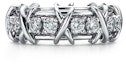 Order (W) TIFFANY & CO. Schlumberger 鉑金戒指 - 優雅時尚 GRP00124