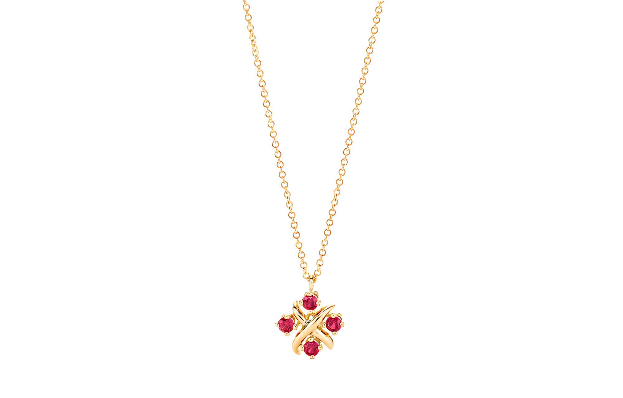 (Women) Tiffany & Co. Schlumberger Gold Necklace for Women - Stylish & Versatile Design 62266457