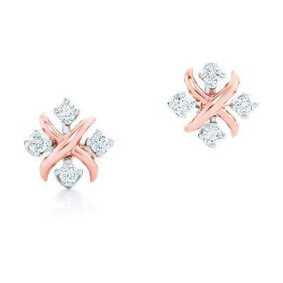 (Women) TIFFANY & CO. Schlumberger Lynn 18K Rose Gold Earrings for Women 28672632