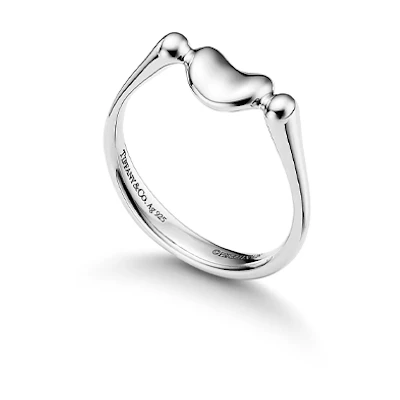 (Women) TIFFANY & CO. Silver Bean Design Ring for Women in Silver. 60152306