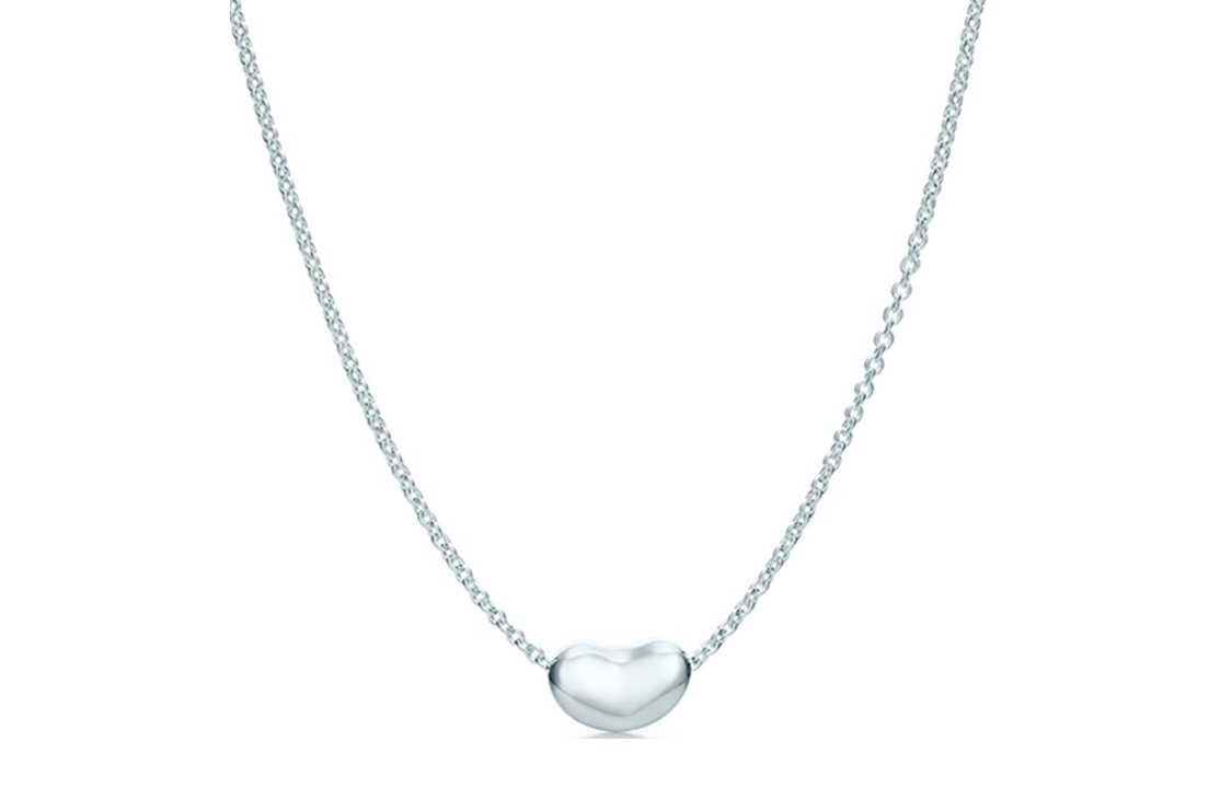 (Women) TIFFANY & CO. Silver Bean Pendant Necklace for Women - Silver. 25340787