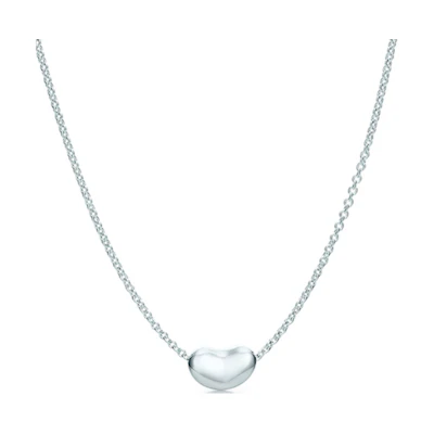 (Women) TIFFANY & CO. Silver Bean Pendant Necklace for Women - Silver. 25340787