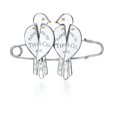 (Women) Tiffany & Co. Silver Bird Brooch Accessory. 1295256