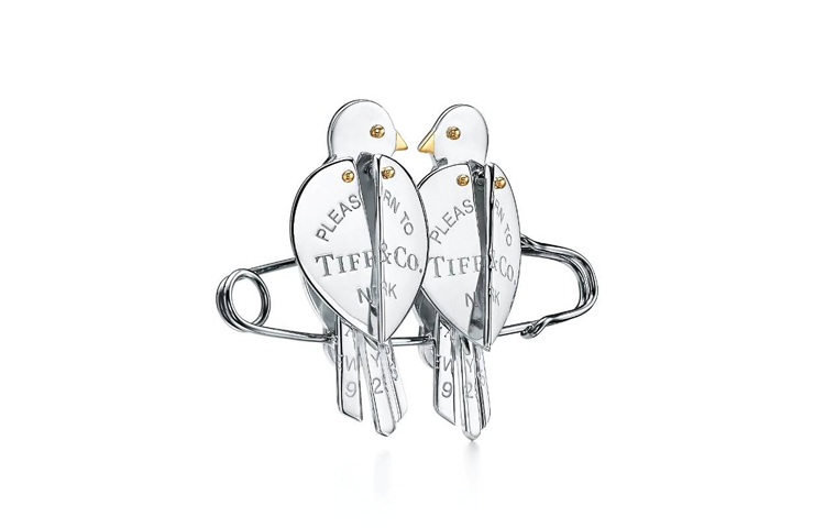 Lookbook (W) ティファニー & コー シルバー バード ブローチ アクセサリー. 1295256