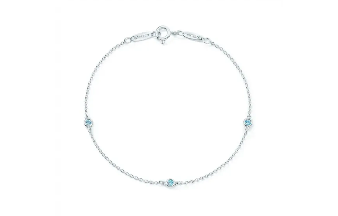(Women) TIFFANY & CO. Silver Blue Sapphire Bracelet for Women Silver 25841204 圖 2