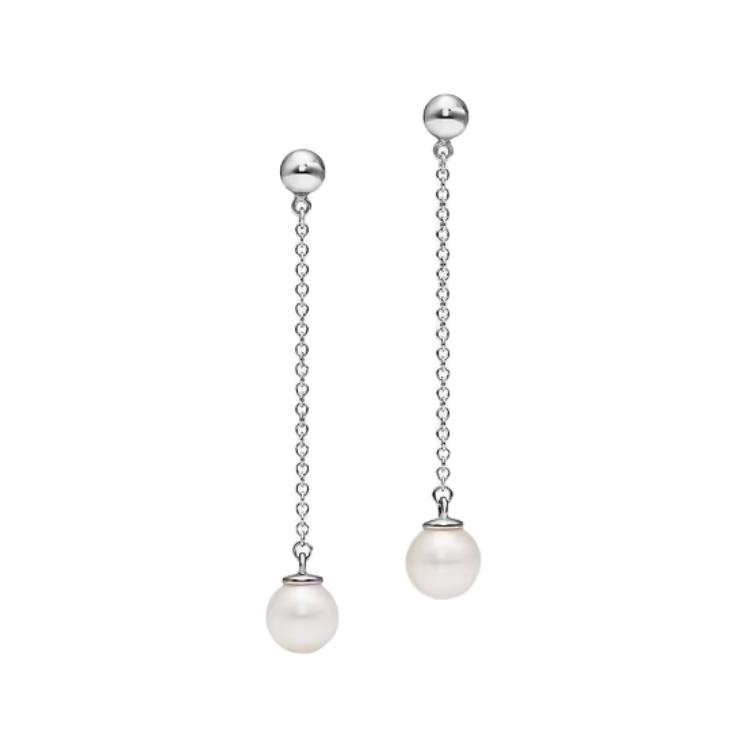 (Women) TIFFANY & CO. Silver Earrings for Women - Minimalist Design in Silver. 60013149