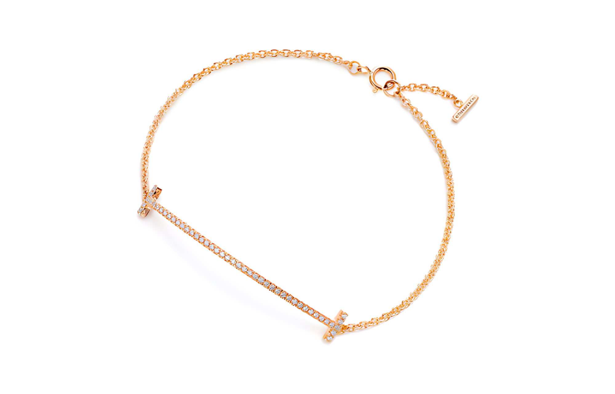 (Women) Tiffany & Co. Smile 18K Gold Diamond Bracelet for Women - Tiffany T Series. 60150751