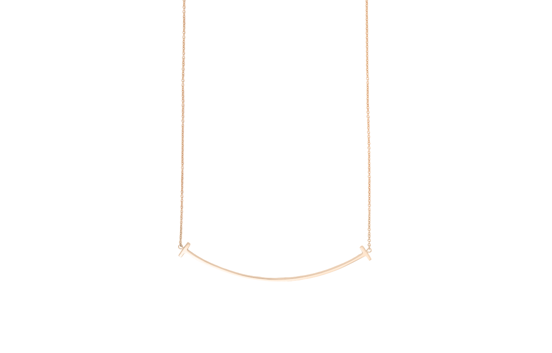 (Women) TIFFANY & CO. Smile Large 18K Rose Gold Necklace for Women in Rose Gold. 36201533 圖 7