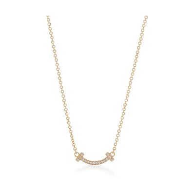 (Women) TIFFANY & CO. Smile Pendant Necklace Gold for Women 62617691
