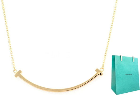 (W) ティファニー&カンパニー スマイルフェイスペンダント 18Kゴールドネックレス 女性用 - ゴールド 35189459 Order (W) ティファニー&カンパニー スマイルフェイスペンダント 18Kゴールドネックレス 女性用 - ゴールド 35189459