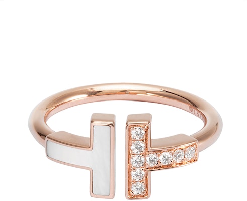 (W) TIFFANY & CO. T系列18K玫瑰金珍珠母貝戒指 GRP11097 Buy (W) TIFFANY & CO. T系列18K玫瑰金珍珠母貝戒指 GRP11097