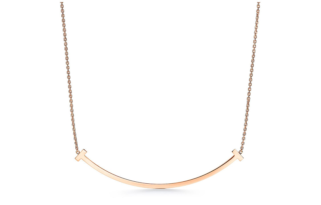 (Women) Tiffany & Co. T-Smile Necklace Series Classic Simple Design for Women 67513436