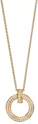 (W) ティファニー T1 サークル ペンダント ネックレス 18K ゴールド レディース 68172209 Order (W) ティファニー T1 サークル ペンダント ネックレス 18K ゴールド レディース 68172209