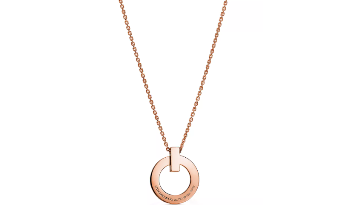 (Women) Tiffany & Co. T1 Series 18K Rose Gold Diamond Necklace for Women. 72154606 圖 3