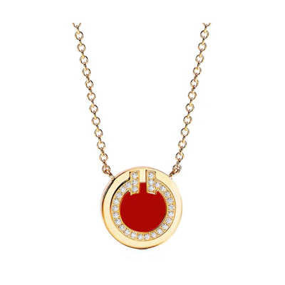 (Women) Tiffany & Co. T Series 18K Gold Classic Fashion Necklace for Women - Gold 67467701