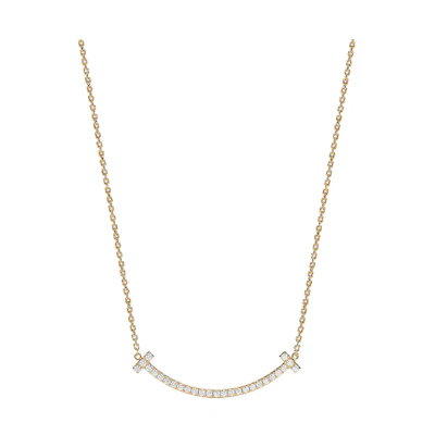 (Women) TIFFANY & CO. T Series 18K Gold Necklace for Women - Casual & Stylish. 67513223