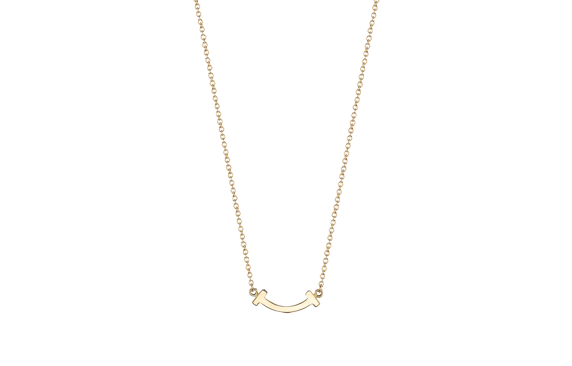 (Women) TIFFANY & CO. T Series 18K Gold Pendant Necklace for Women - Gold. 62617683 圖 3