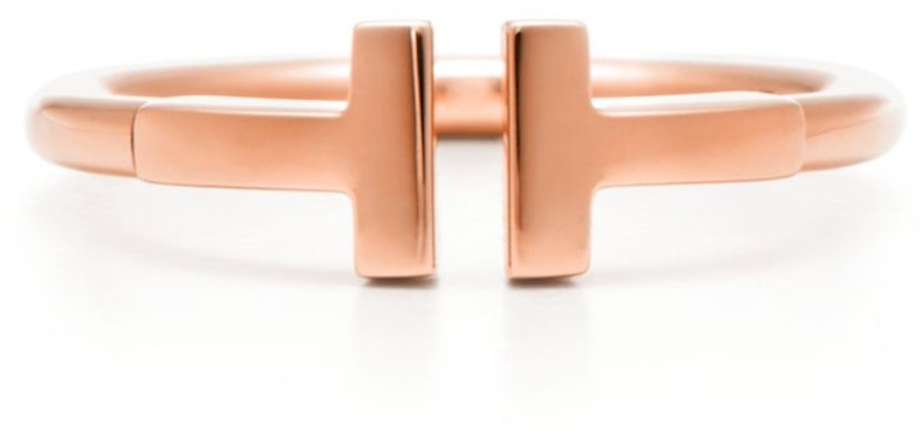 (W) Tiffany & Co. T 系列 18K 玫瑰金螺旋戒指 女款. GRP07781 Order (W) Tiffany & Co. T 系列 18K 玫瑰金螺旋戒指 女款. GRP07781