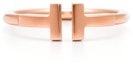 Order (W) Tiffany & Co. T 系列 18K 玫瑰金螺旋戒指 女款. GRP07781
