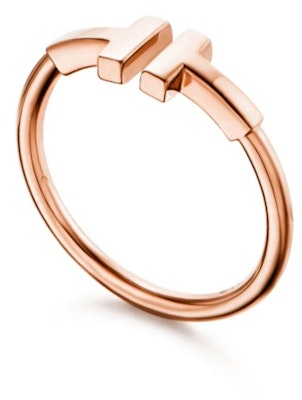 (W) Tiffany & Co. T 系列 18K 玫瑰金螺旋戒指 女款. GRP07781 Lookbook (W) Tiffany & Co. T 系列 18K 玫瑰金螺旋戒指 女款. GRP07781