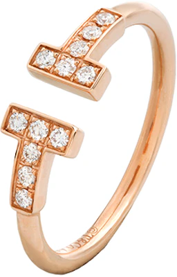 (W) Cincin Wanita TIFFANY & CO. T Series Adjustable 18K Rose Gold Diamond. GRP07761 Buy (W) Cincin Wanita TIFFANY & CO. T Series Adjustable 18K Rose Gold Diamond. GRP07761