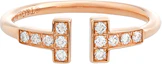Lookbook (W) Cincin Wanita TIFFANY & CO. T Series Adjustable 18K Rose Gold Diamond. GRP07761