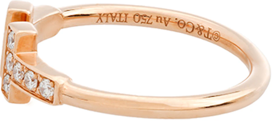 (W) Cincin Wanita TIFFANY & CO. T Series Adjustable 18K Rose Gold Diamond. GRP07761 Shop (W) Cincin Wanita TIFFANY & CO. T Series Adjustable 18K Rose Gold Diamond. GRP07761