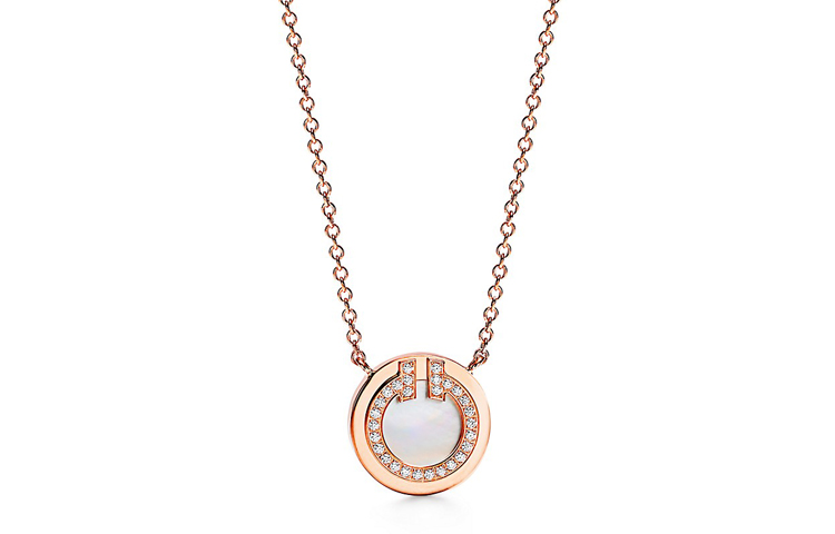 (Women) Tiffany & Co. T Series Diamond & Mother of Pearl Pendant Necklace for Women 67467582 圖 2