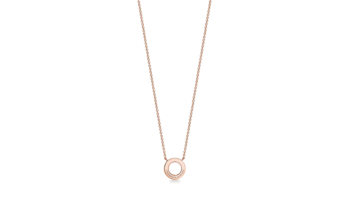 (Women) TIFFANY & CO. T Series Diamond Mother-of-Pearl 18K Rose Gold Necklace Women 67467574 圖 3